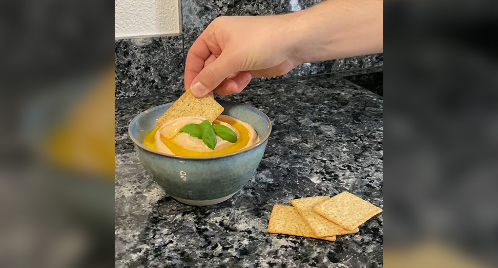 Veganer Tomatendip